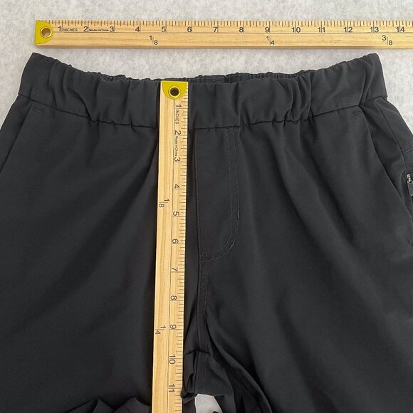 Vuori Miles Ankle Pant Mid Rise Stretch Knit Active Athleisure Size Small Black - Picture 12 of 16
